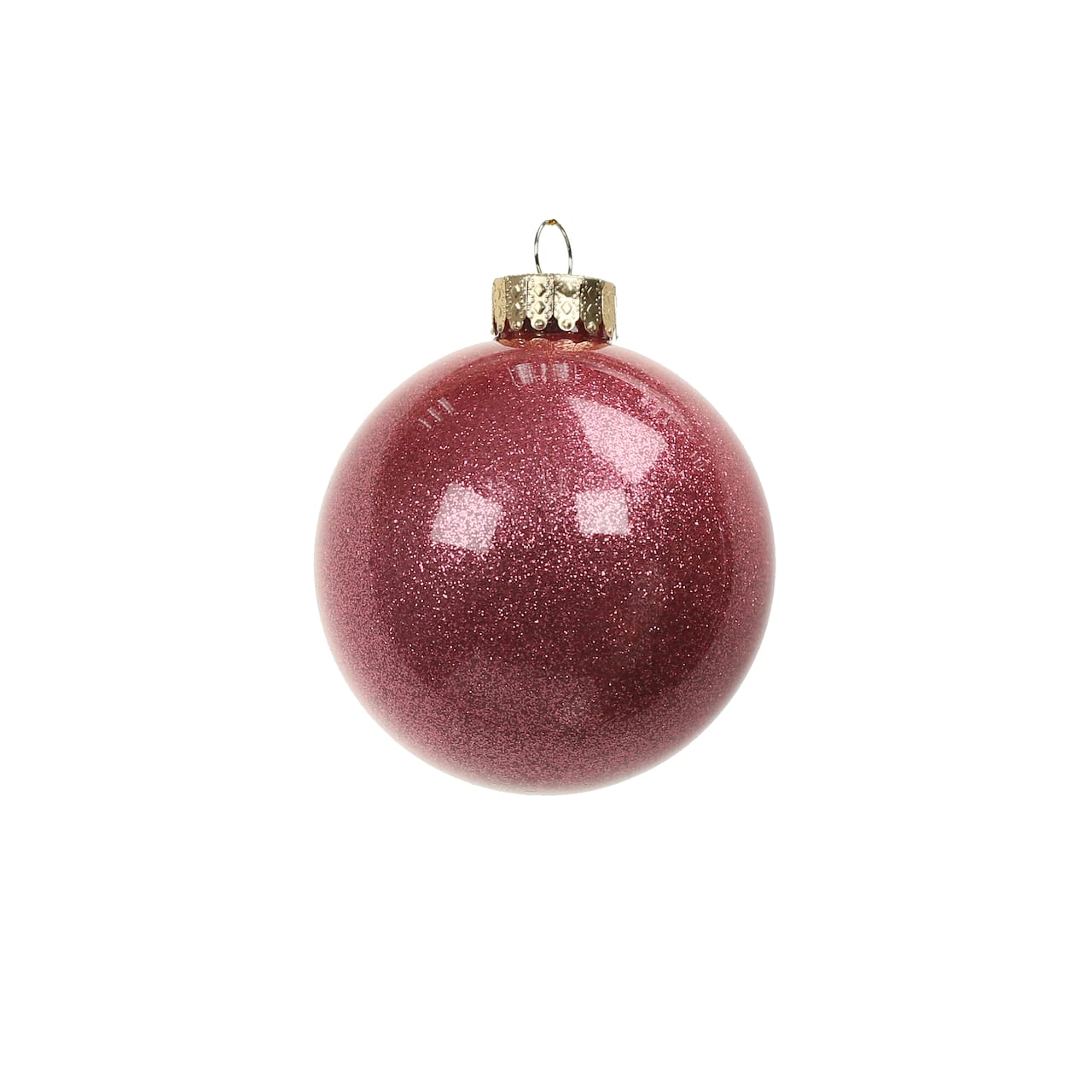 4 Pack 3.1" Glitter Glass Ball Ornaments by Ashland®
